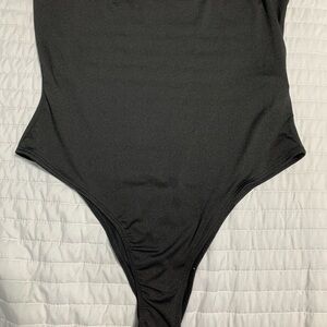 SHEIN Strapless Black Bodysuit